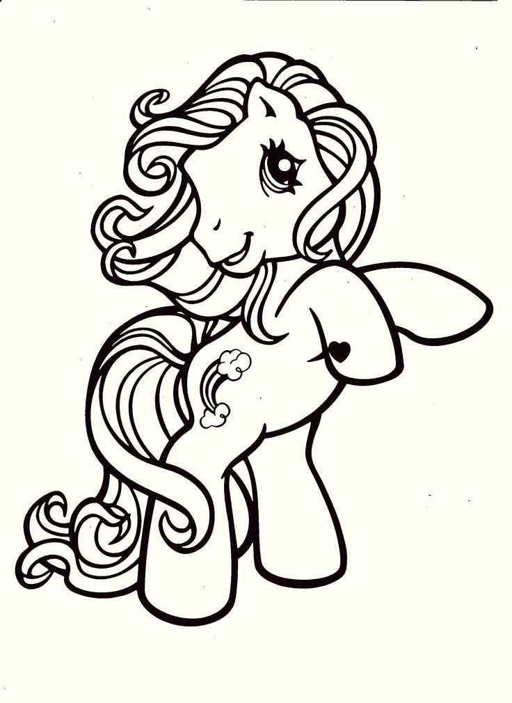 My Little Pony coloring page MLP – Rainbow Dash