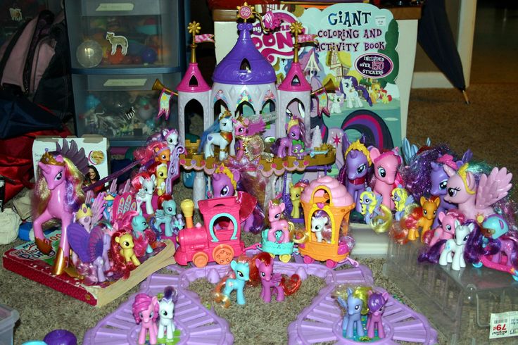 My Little Pony toys!! I want it!! I probobly have this many, but not all the sam… Wallpaper