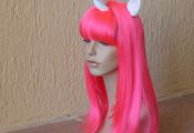 PINK My Little Pony costume wig  Hot pink my little by GimmCat