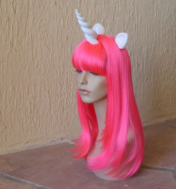 PINK My Little Pony costume wig  Hot pink my little by GimmCat Wallpaper