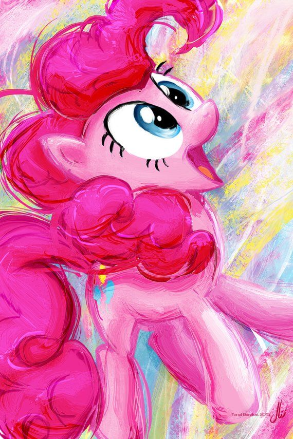 Pinkie Pie – My Little Pony Friendship is Magic Art Print Poster Wallpaper