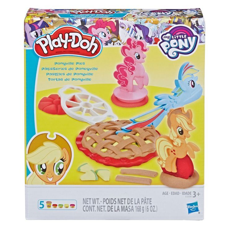 Play-Doh My Little Pony Ponyville Pies Set with 5 Play-Doh Colors  Colors, Pies,… Wallpaper