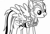 Rainbow Dash - My little pony coloring page for kids, for girls coloring pages p...