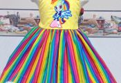 Rainbow My Little Pony – Equestria Inspired Twirl – Custom Dress – Bright ...