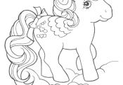 Vintage My Little Pony  Pony, Vintage #cartoon #coloring #pages