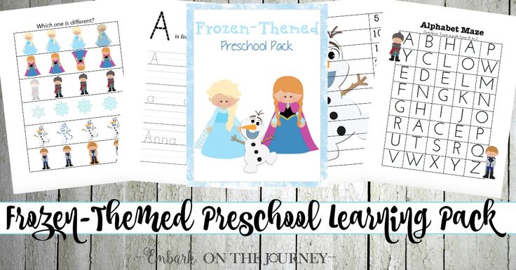 Your little FROZEN fans will love this free Frozen printable pack for preschool … Wallpaper
