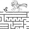 free my little pony printable maze  free, maze, Pony, printable #cartoon #colori… Wallpaper