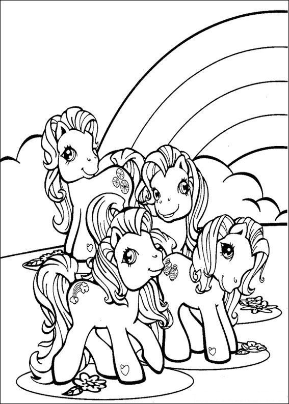 kleurplaat My little pony – My Little Pony Wallpaper