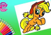 #mlp, #mylittlepony, #coloring My little pony Applekack Kids video  Applekack, C...