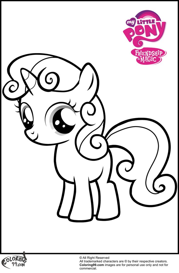 mlp print pages | My Little Pony Sweetie Belle Coloring Pages Wallpaper