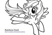 my little pony coloring pages rainbow dash | pony coloring pages princess celest...