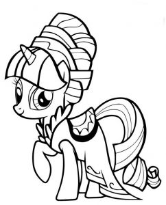 pluto disney coloring pages - my little pony nightmare moon coloring ...