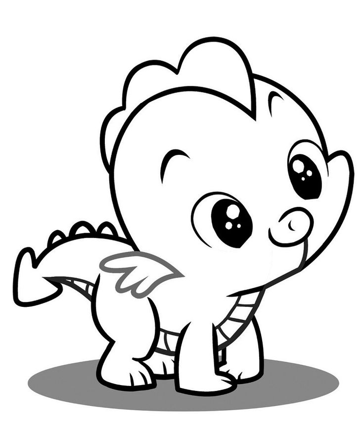 my little pony coloring pages spike Wallpaper