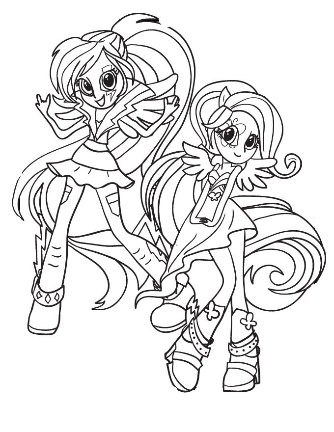my little pony equestria girls para colorir Wallpaper