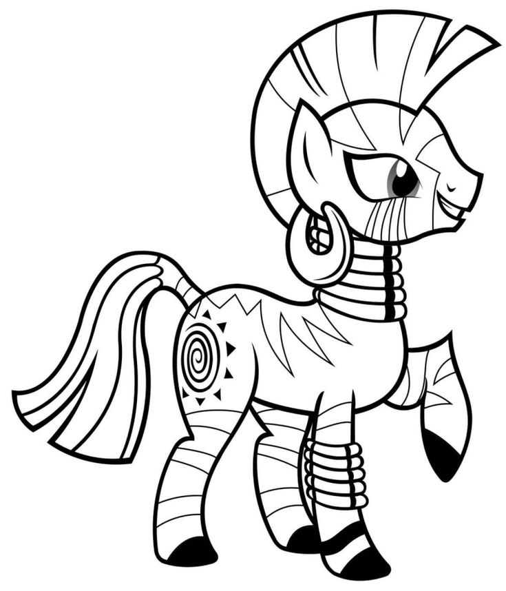 zecora My Little Pony coloring page