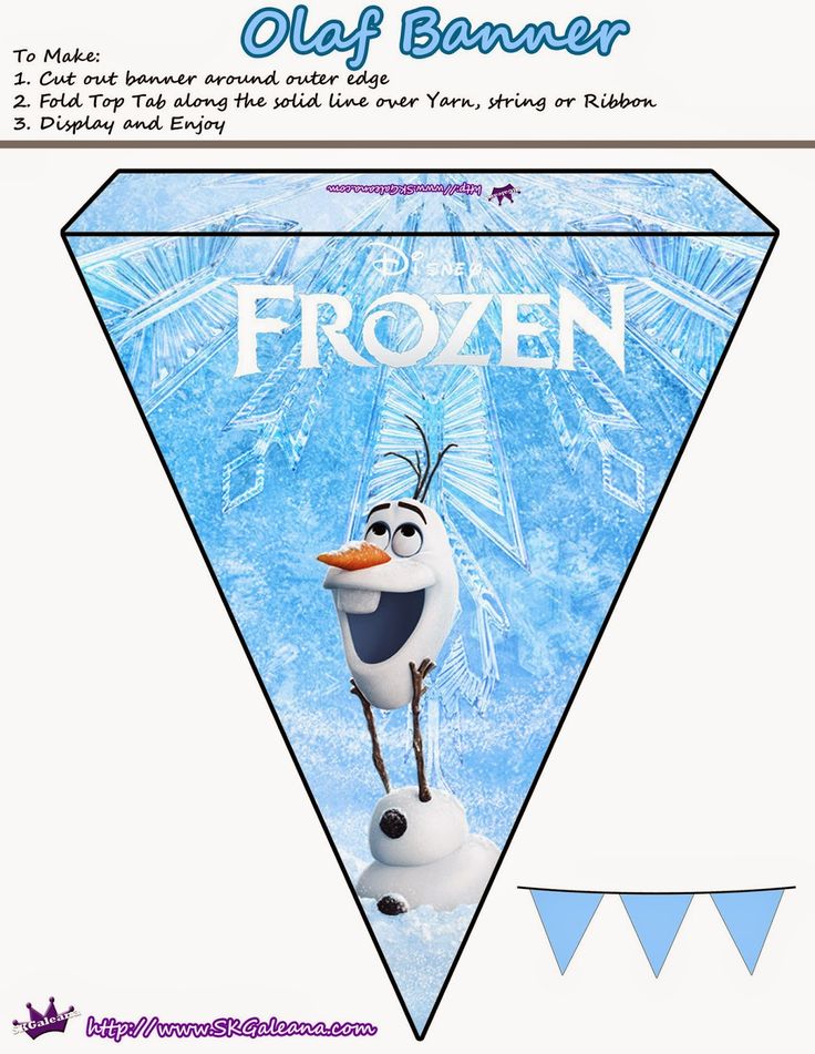 Frozen: Pretty Free Printable Bunting.. Wallpaper