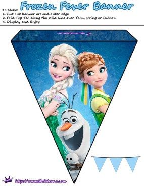 Frozen Fever Free Printables and Crafts | SKGaleana