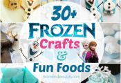 30+ Disney Frozen Crafts & Fun Foods