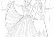 35 FREE Disney Frozen printable coloring pages!