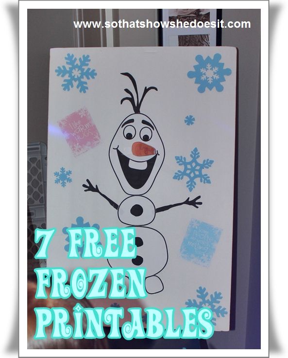 7 Free Frozen Printables Wallpaper