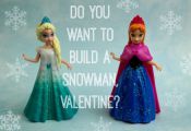 Adorable Disney's FROZEN Printable Valentines Day Cards - As The Bunny Hops #Fro...
