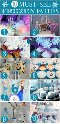 Check out these amazing Frozen parties from our community + free Frozen printabl… Wallpaper