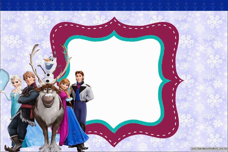 Cute Frozen Party: Free Printable Invitations. Check out the whole set! :) Wallpaper