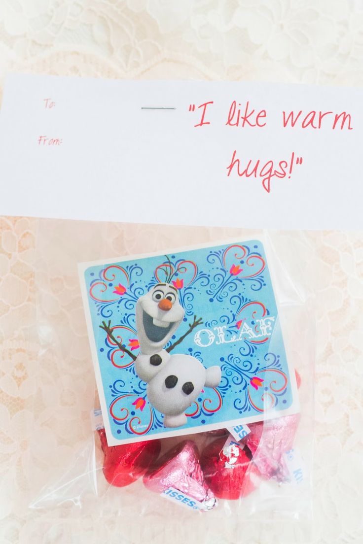 DIY Frozen Valentine Cards and a free Frozen printable with all the “lovable” qu… Wallpaper