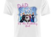 Disney Frozen Birthday T-Shirt - Printable Transfer - Dad Of The Birthday Girl -...