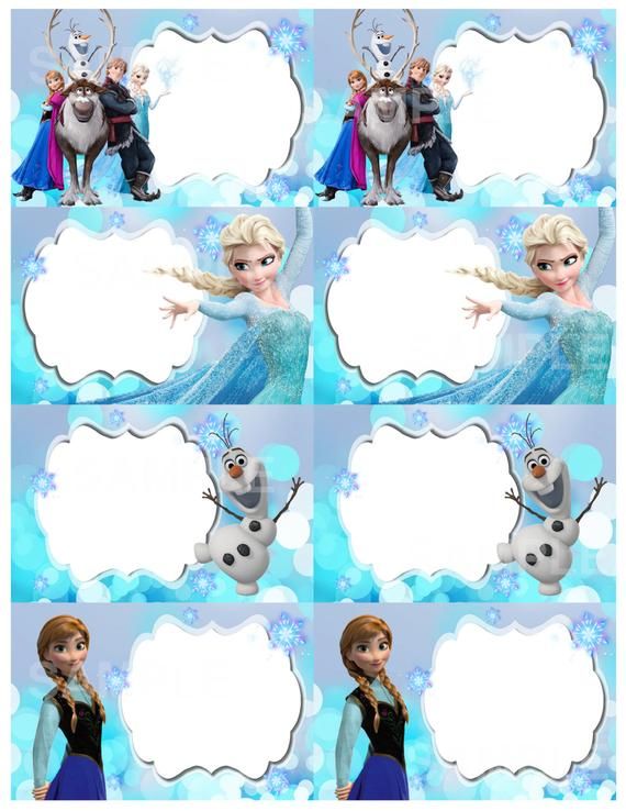 Disney Frozen Editable Label | Etsy Wallpaper