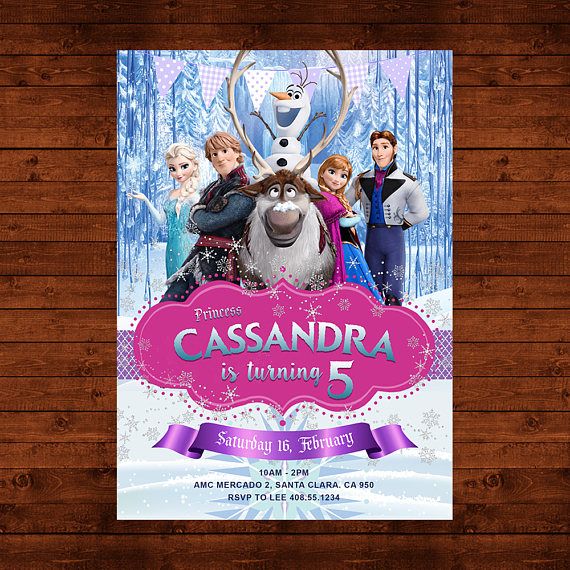 Disney Frozen Invitation, Frozen Birthday Party, Frozen Birthday Invite, Frozen … Wallpaper