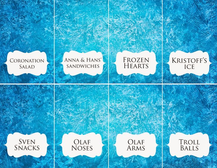 Disney Frozen food place card olaf noses sven snacks Wallpaper