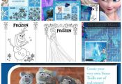 #Disney Frozen free printable activities.  Activities include making a stone tro...