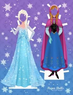 Disney's Frozen Paper Dolls | SKGaleana Wallpaper