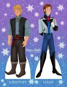 Disney’s Frozen Printable Paper Dolls Wallpaper