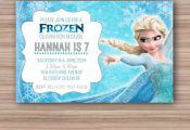 Elsa Frozen Birthday Invitation - Printable - Custom Download - Elsa Invite - Fr...