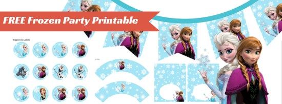 FREE Frozen Party Printable Wallpaper