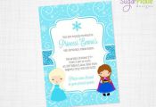 FROZEN Party Invitation - Frozen Birthday Invitation - Frozen themed birthday pa...