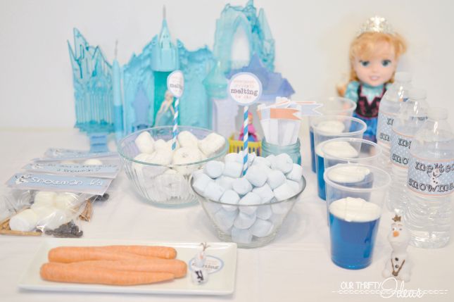 FROZEN movie release with a party & Free printables – Our Thrifty Ideas Wallpaper