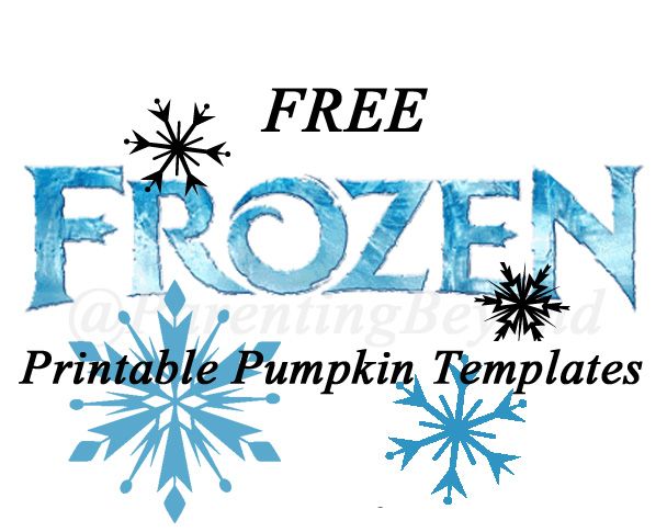 Free FROZEN Pumpkin Carving Halloween Templates ~ FREE Stencil Printables (Elsa,…