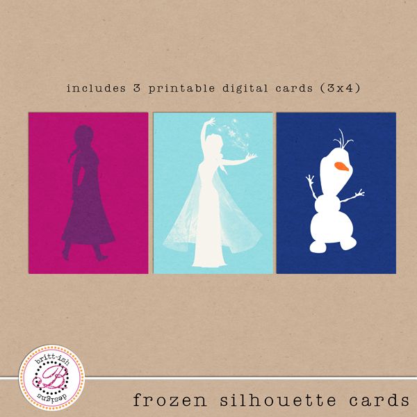 Free Frozen Printable Cards for Project Life | [ One Velvet Morning ]