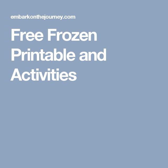 Free Frozen Printable and Activities Wallpaper