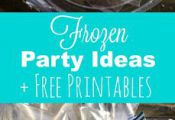 Free Frozen Printables & Frozen Party Ideas plus Elsa Dress for Babies - Any Tot...