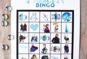 Free Printable Frozen Bingo is fun for parties and movie nights