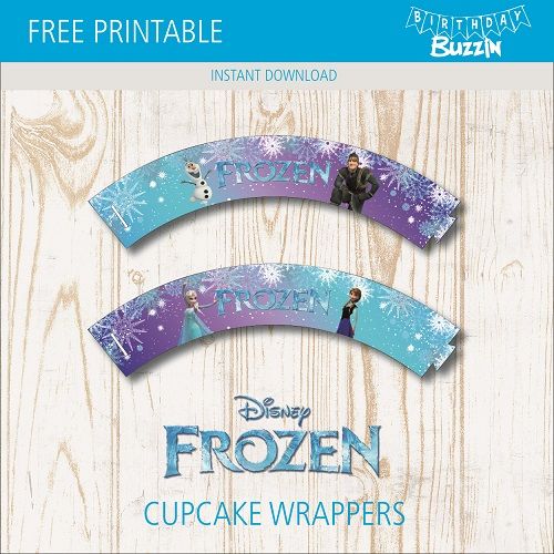 Free Printable Frozen Cupcake Wrappers Wallpaper