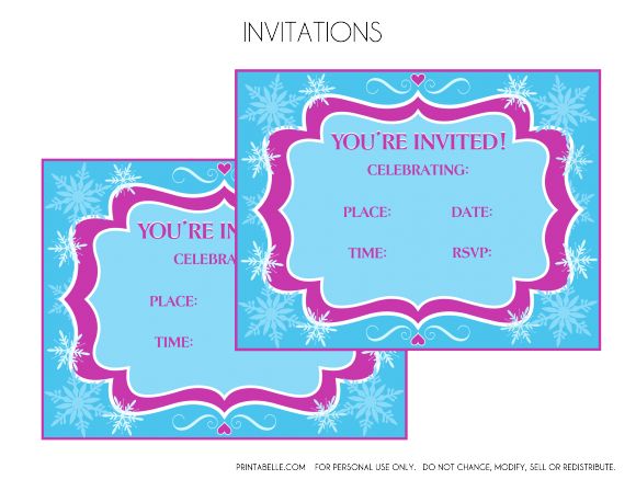 Free Printable Frozen Invitations  | CatchMyParty.com Wallpaper