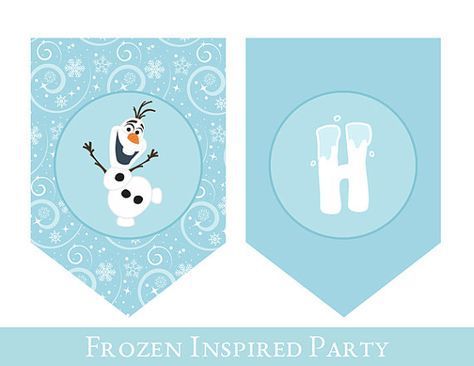 Frozen Birthday Banner Printable Free  Banner, Birthday, free, Frozen, printable… Wallpaper