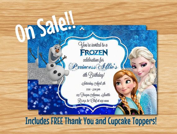 Frozen Birthday Invitation Frozen Party by MyBabiesBreath on Etsy Wallpaper