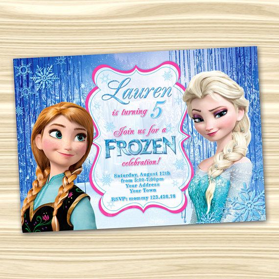Frozen Birthday Invitation. Frozen Invitation. Diy Frozen Birthday Party. Frozen… Wallpaper