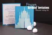 Frozen Birthday Invitations – 2 Designs! Free Silhouette download